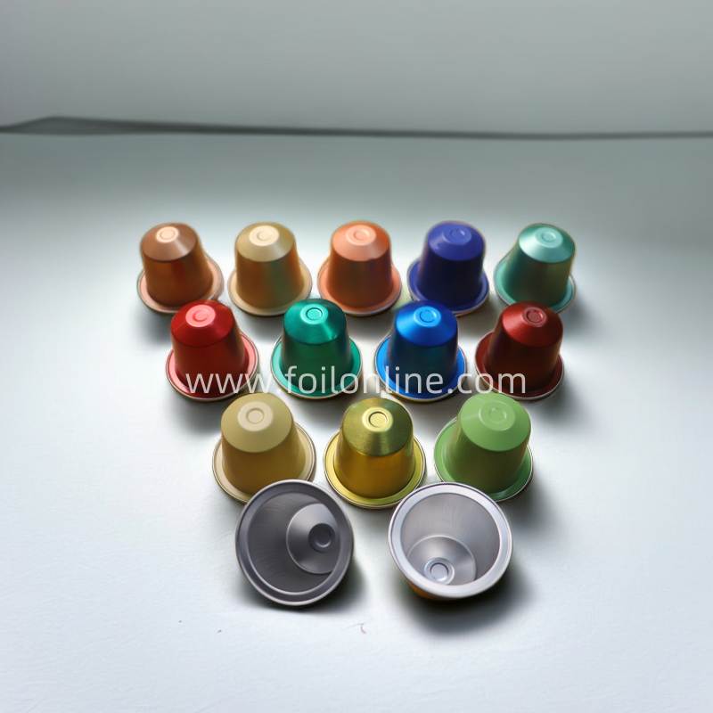 aluminum empty coffee capsules